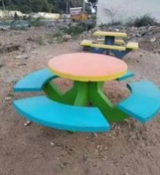 Cement Dining Table Set