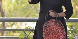 Ladies Crossed Backpack Bags