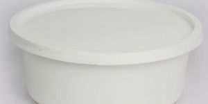 100ml White Round Plastic Container