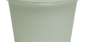 1500ml White Round Plastic Container