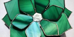 Stained Glass Candle Holder