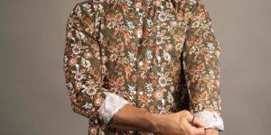 Stylish Fashionable Ajrakh Print Shirt