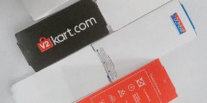 White Paper Barcode Tag Roll