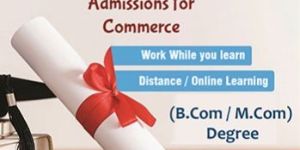 Admissions for Commerce (B.Com/ M.Com) Degree