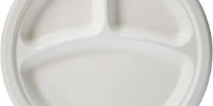 11 Inch Compostable Compartment Plates