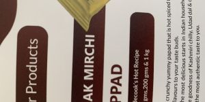 Palak Mirchi Pappad