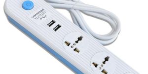 ESYSTEMS USB Extension Board 2 Meter Cord 10 AMP