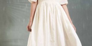 White Cotton Maxi Dress