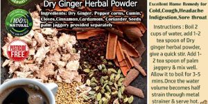 Dry Ginger Herbal Powder