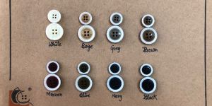 Imitation Corozo Buttons