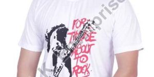 Mens Customized Round Neck T-Shirts