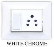 Atlas White Chrome Modular Plate