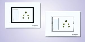 Black & White Axcel Modular Plate