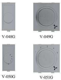 Silver Grey Dimmer Fan Regulator