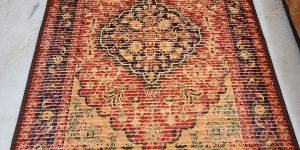 Persian Print Purple Bamboo Floor Carpet