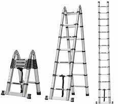 Aluminium Double Telescopic Ladder