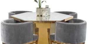 Hexagon Dining Table Set