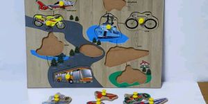 Wooden Puzzle Tray Transport