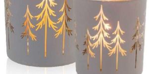 Glass Votive Holder Set