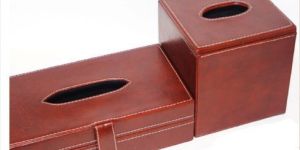 Leather Tissue Paper Holder