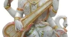 Harshita Mata Marble Statue
