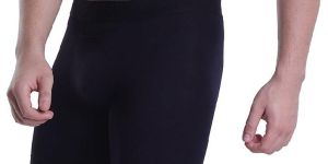 Black Plain Underwear Boxer