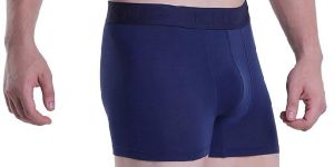 Navy Blue Plain Underwear Trunk