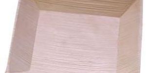 18x18 Areca Leaf Cuadra Plate