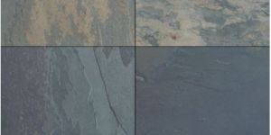 Black Rustic Slate Stone Tiles