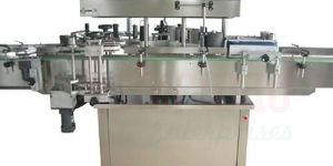 Automatic Sticker Labeling Machine for Round and Flat Bottles
