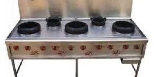 Five Burner Chinese Range