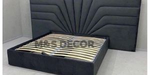Designer King Size Upholstery Panel Bed