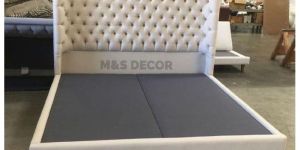 King Size Quilted Modern Upholstery Bed