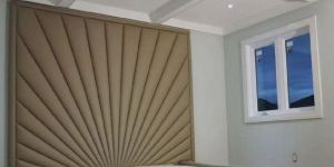 King Size Wall Paneling Upholstery Bed