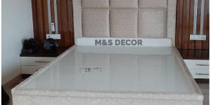 Laminated King Size Upholstery Bed