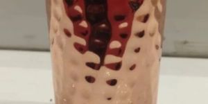 Hammered Copper Glass