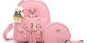 PU Leather Combo Backpacks