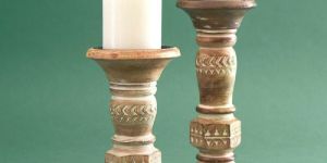 Wooden Candle Stand