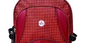 School Bag Red Colour