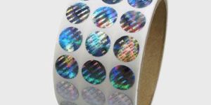 Silver Hologram Sticker