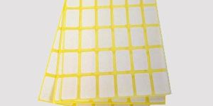 Yellow Self Adhesive Labels