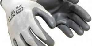 Nitrile Nylon Safety Gloves