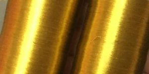 30 Denier Brown Lemon Gold Imitation Zari