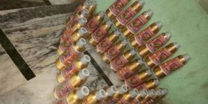 30 Denier Polyester Golden Half Fine 2 Ply Imitation Zari