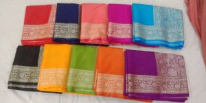 Plain Silk Saree