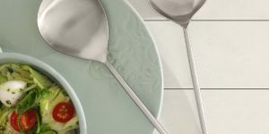 Aura Silver Serving Set of Two