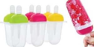6 Pcs Plastic Ice Candy Maker