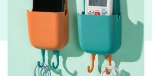 Multicolor Plastiic Wall Mount Phone Holder