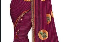 Pure Georgette Print Ladies Saree
