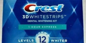 Crest 3D Whitestrips Whitening Kit 1 Hour Express 20 Strips